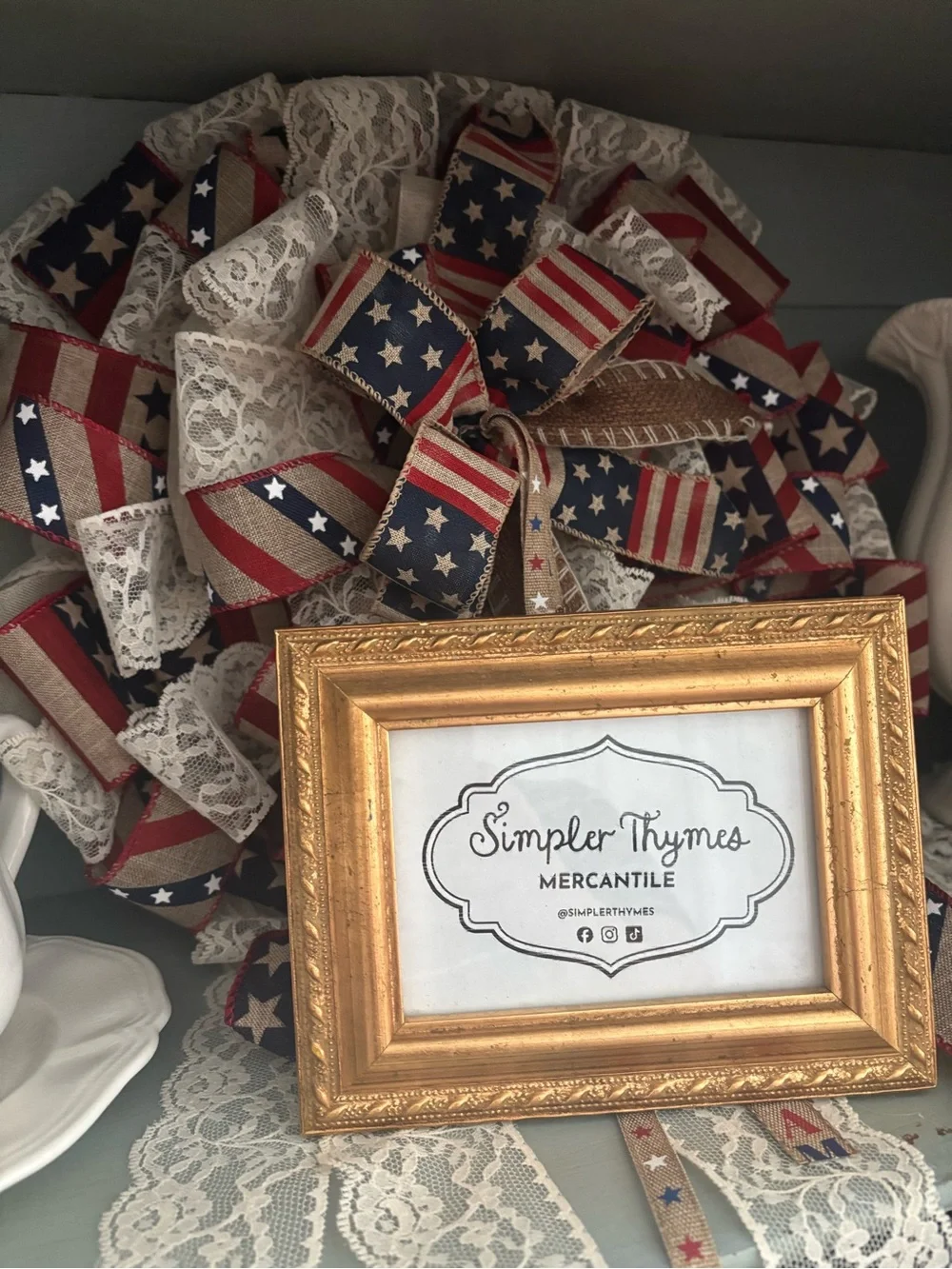 Patriotic Labor Day Wreath Labor Day God Bless America' 🇺🇸 Custom Final Sale